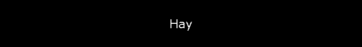 Hay